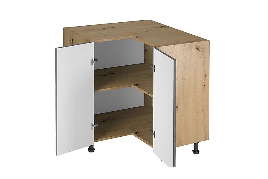 ROYAL24_MARKT Eckunterschrank - Platzsparender Eckunterschrank für jede Küc günstig online kaufen