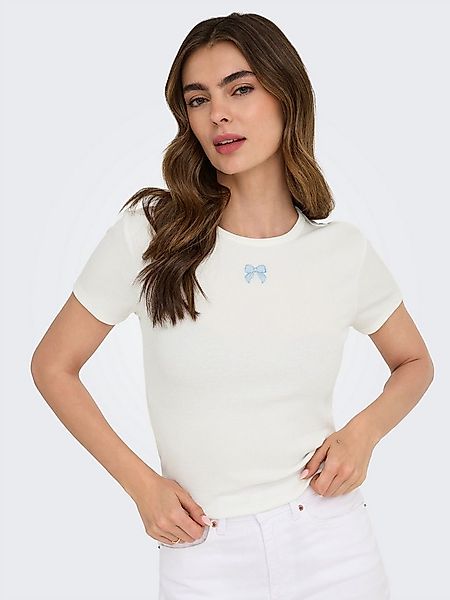 ONLY Kurzarmshirt ONLDANIELLA S/S RIB TOP CS JRS günstig online kaufen