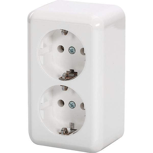 Merten AUFPUTZ Schutzkontakt-Doppelsteckdose günstig online kaufen