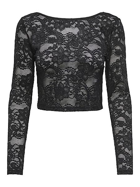 ONLY Langarmshirt ONLSAFINA L/S GLITTER LACE TOP ACC günstig online kaufen