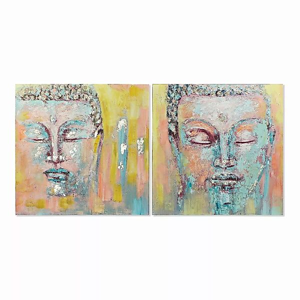 Bild Dkd Home Decor Buda Buddha Orientalisch (100 X 3,5 X 100 Cm) (2 Stück) günstig online kaufen