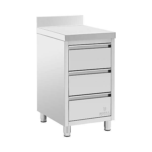 Royal Catering Vorratsschrank Edelstahl-Arbeitsschrank 50 x günstig online kaufen