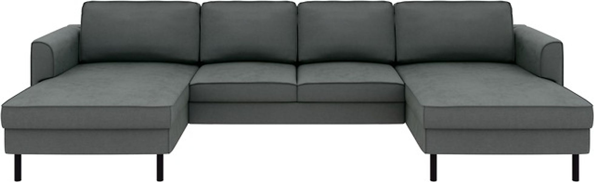 Home affaire Wohnlandschaft »Booster II, whlw. mit Schlaffunktion & Bettkas günstig online kaufen