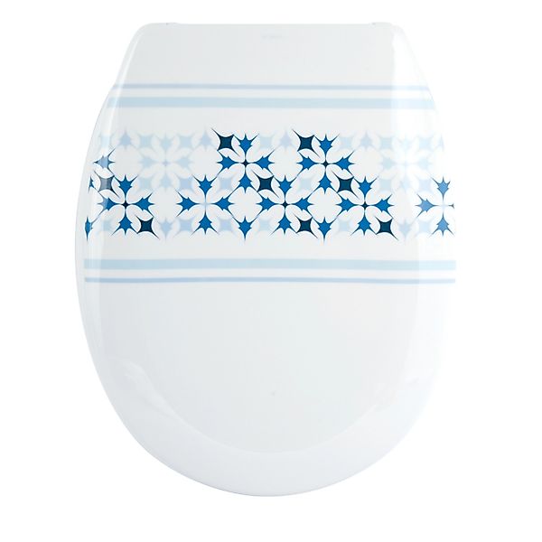 MSV WC-Sitz Malta Duroplast Soft-Close 45,5 cm x 37 cm x 5 cm Blau günstig online kaufen