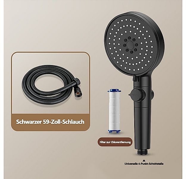 HAUSS SPOLE Handbrause Handbrause Duschkopf Sparduschkopf Regendusche Braus günstig online kaufen