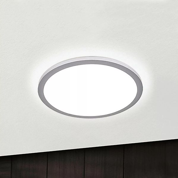 Titanfarbene LED-Deckenlampe Aria, dimmbar - 40 cm günstig online kaufen