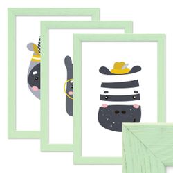 PHOTOLINI Bilderrahmen 3er Set Massivholz-Rahmen - günstig online kaufen