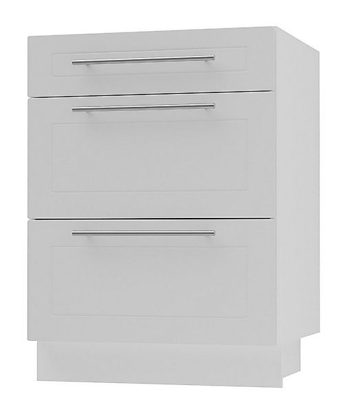 Feldmann-Wohnen Auszugsunterschrank Kvantum (Schubladen mit Teilauszug, Sel günstig online kaufen