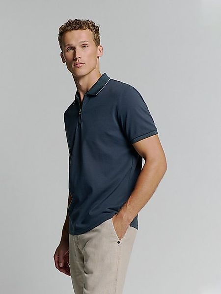 NO EXCESS Poloshirt No Excess Poloshirt Polo Liquid Finished Cotton günstig online kaufen
