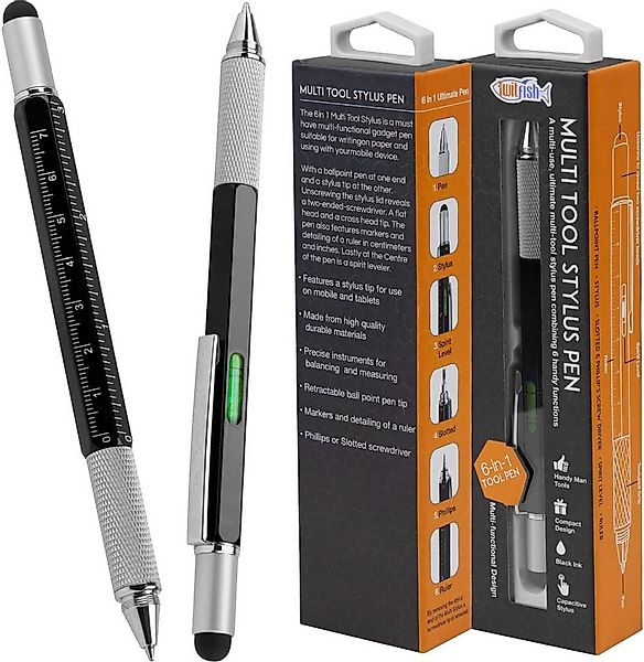 TwitFish Multitool 6-in-1 Stylus Pen mit Schraubendreher, Wasserwaage und m günstig online kaufen