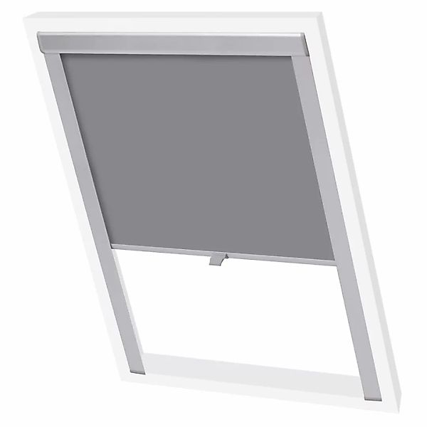 Rollo Verdunkelungsrollo Grau SK06, vidaXL günstig online kaufen