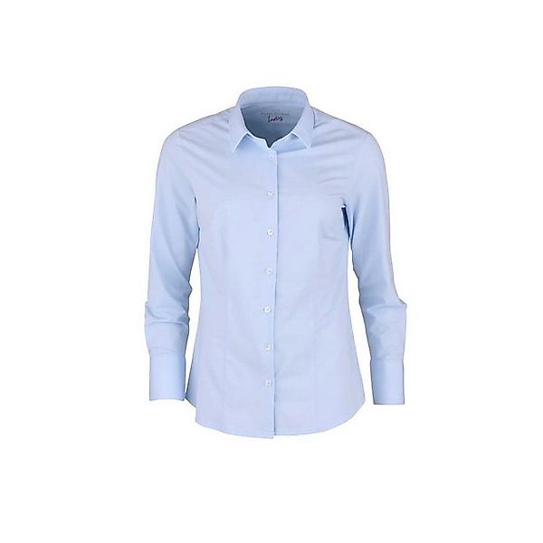 Hatico Langarmhemd blau regular fit (1-tlg) günstig online kaufen