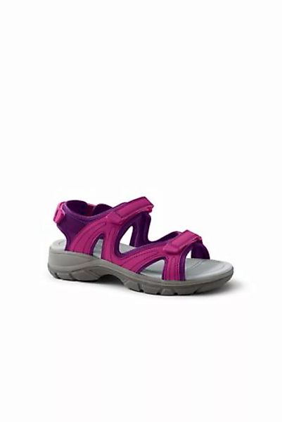 Allwetter-Sandalen, Damen, Größe: 42.5 Weit, Pink, Polyester, by Lands' End günstig online kaufen