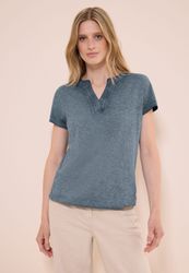 Cecil V-Shirt aus reiner Baumwolle günstig online kaufen