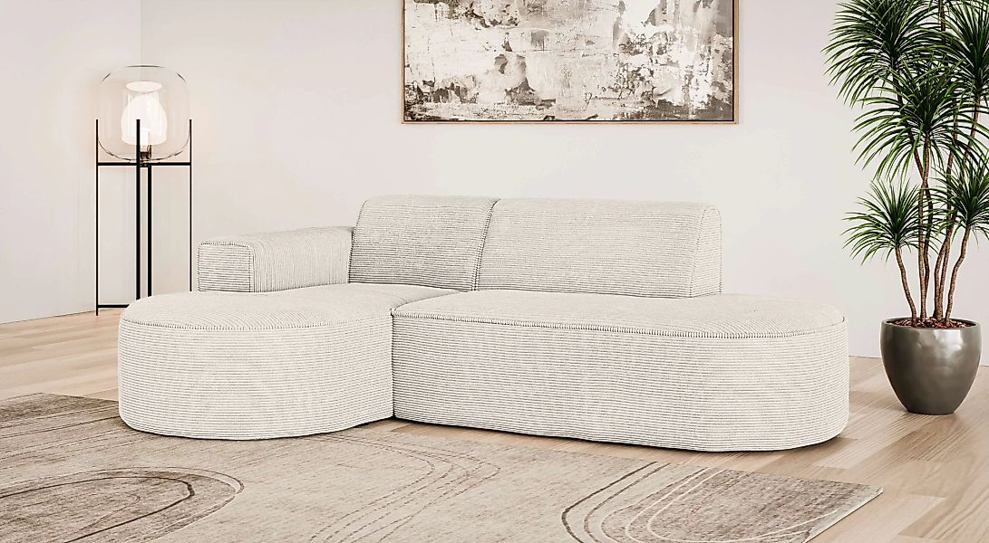 OTTO home Ecksofa "ADELLA Design-Sofa mit Recamiere rechts/links, 248/159/7 günstig online kaufen