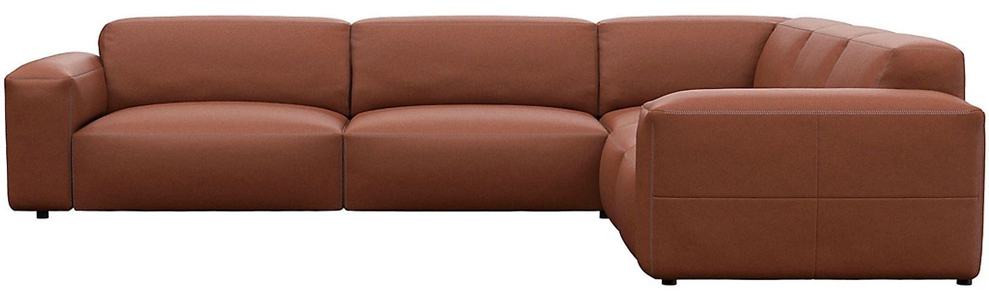 FLEXLUX Ecksofa "Lucera, super bequem durch hochwertigen Sitzaufbau mit Kal günstig online kaufen