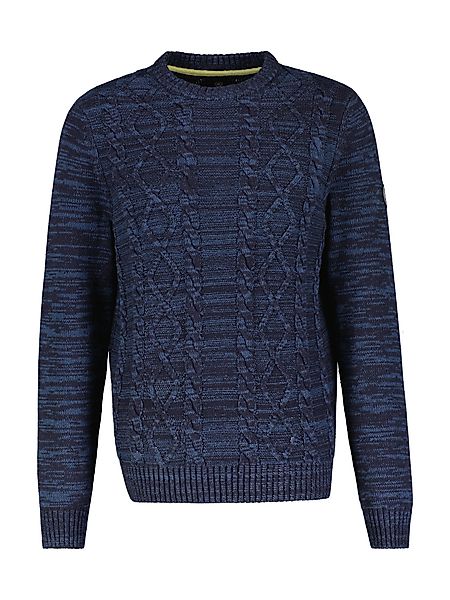 LERROS Strickpullover meliert, mit Zopf-Muster günstig online kaufen
