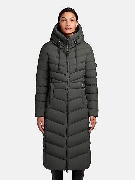 khujo Steppmantel "Ingram4-YM", Langer Damen Winterpmantel mit hohem Kragen günstig online kaufen