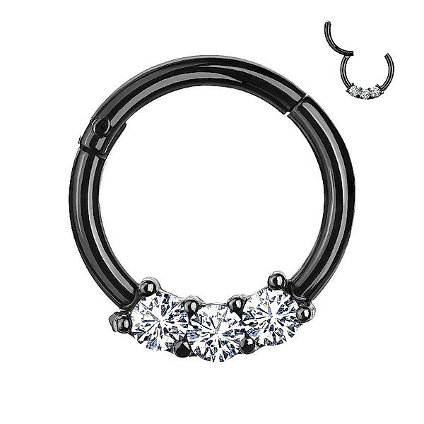 Taffstyle Nasenpiercing Piercing Segmentring Scharnier Clicker günstig online kaufen