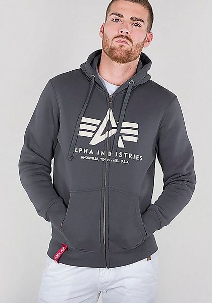 Alpha Industries Kapuzensweatjacke "BASIC ZIP HOODY" Baumwollmischung, regu günstig online kaufen