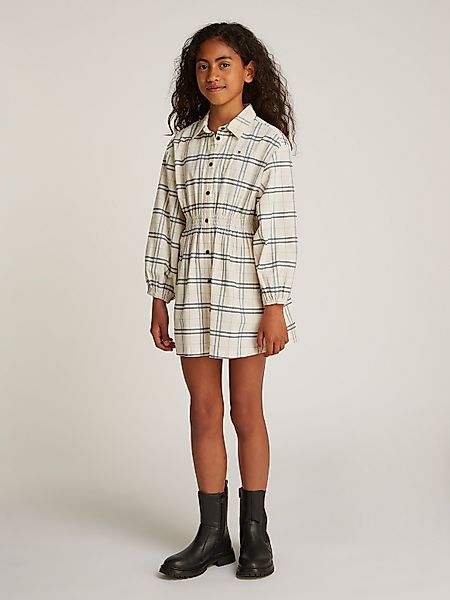 Tommy Hilfiger Hemdblusenkleid CORDUROY CHECK SHIRT günstig online kaufen