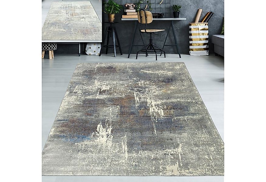 TeppichHome24 Teppich Wohnzimmerteppich – abstraktes Muster – mehrfarbig gr günstig online kaufen