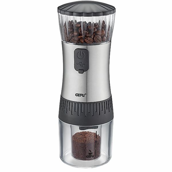 GEFU Kaffeemühle "POLVE" Keramikmahlwerk, stufenlos, Kompakt, leicht, USB günstig online kaufen