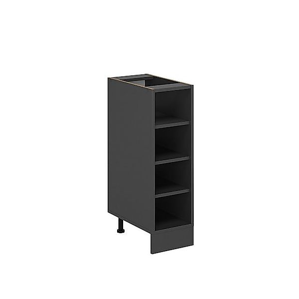Vicco Küchenregal R-Line Offener Küchenschrank Anthrazit 25 cm ohne Arbeits günstig online kaufen