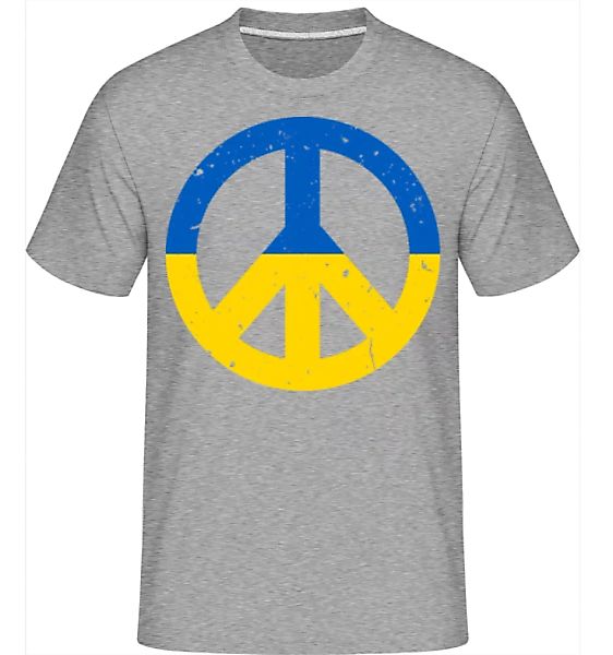 Friedenszeichen Ukraine Farbe · Shirtinator Männer T-Shirt günstig online kaufen