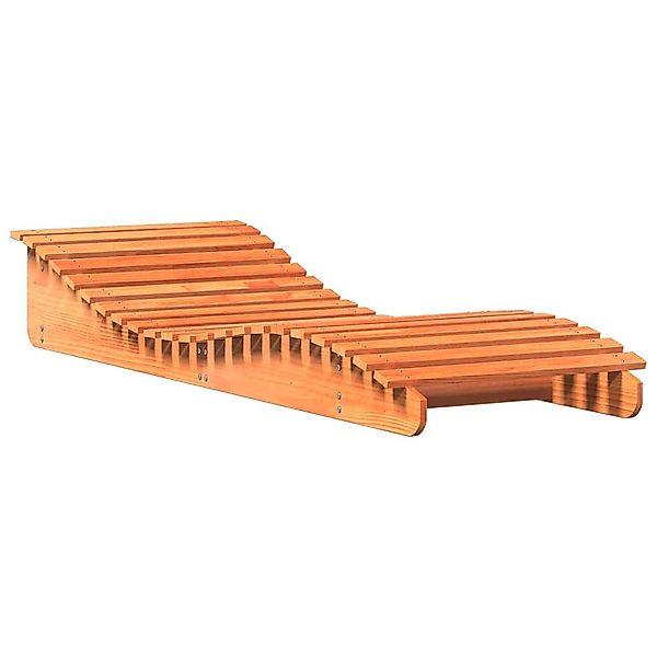 vidaXL Gartenliege Sonnenliege Wachsbraun 205x70x31,5 cm günstig online kaufen