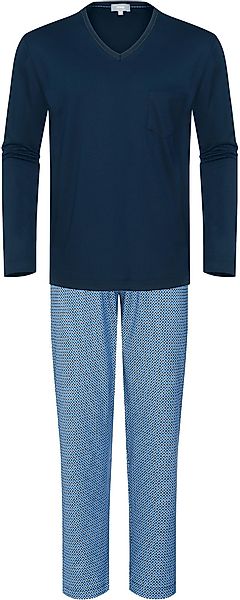 Mey Nachtwäsche Lang Blau - Größe 58 günstig online kaufen