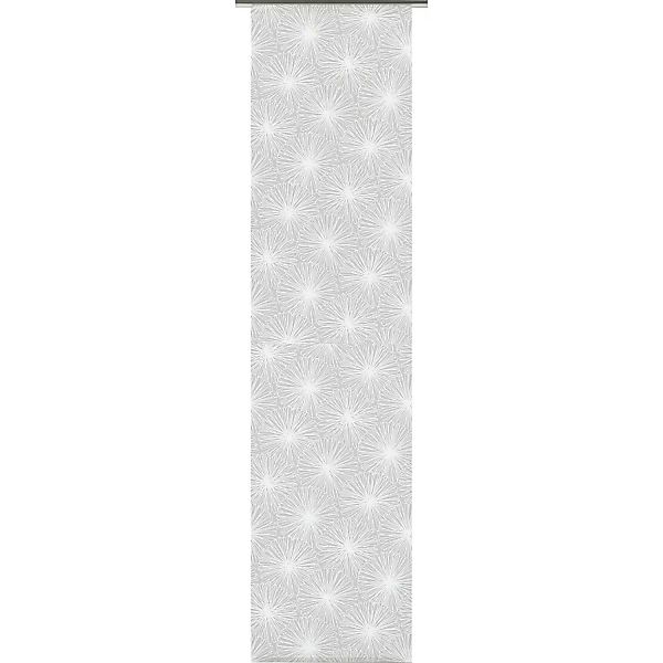 Gardinia Schiebevorhang Bloomy Weiß 60 cm x 245 cm günstig online kaufen
