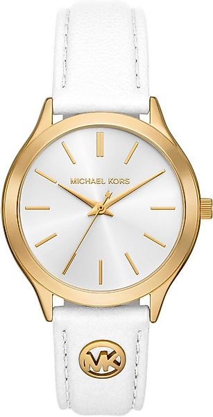 MICHAEL KORS Quarzuhr SLIM RUNWAY MK7544, Armbanduhr, Damenuhr, Lederarmban günstig online kaufen