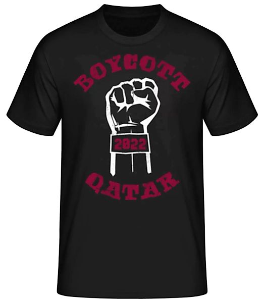 Boycott Qatar 2022 · Männer Basic T-Shirt günstig online kaufen