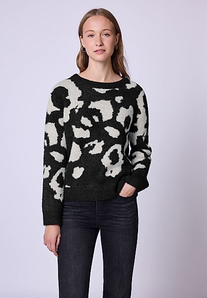 STREET ONE STUDIO Rundhalspullover mit grafischem Muster günstig online kaufen