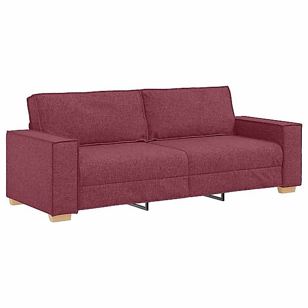 vidaXL Sofa 3-Sitzer-Sofa Weinrot 180 cm günstig online kaufen