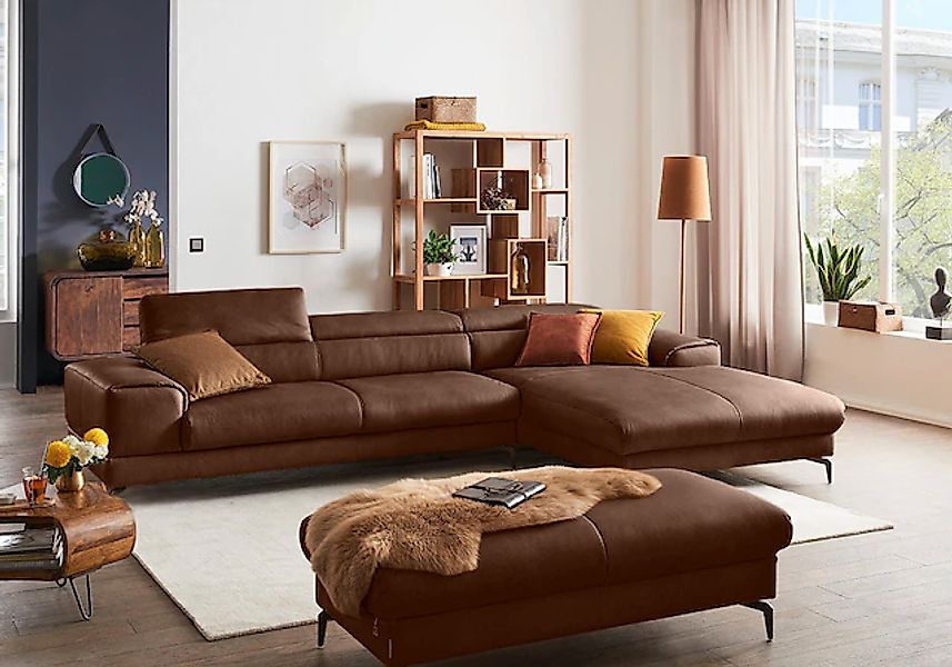 W.SCHILLIG Ecksofa "piedroo, Designsofa mit tollem Sitzkomfort, bequem, L-F günstig online kaufen