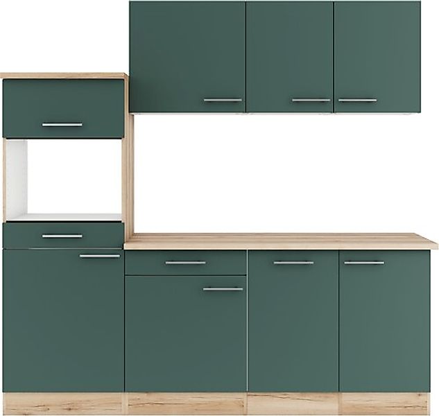 OPTIFIT Küche »Bella« Breite 210 cm, wahlweise mit E-Geräten günstig online kaufen