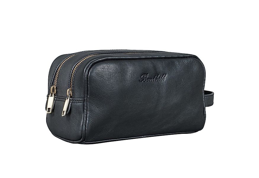 Benthill Kulturbeutel Echt Leder Kosmetiktasche weiche große Kulturbeutel T günstig online kaufen