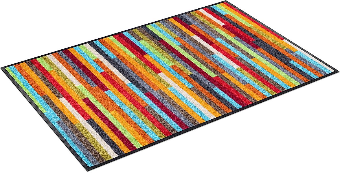 wash+dry by Kleen-Tex Fußmatte Mikado Stripes, günstig online kaufen
