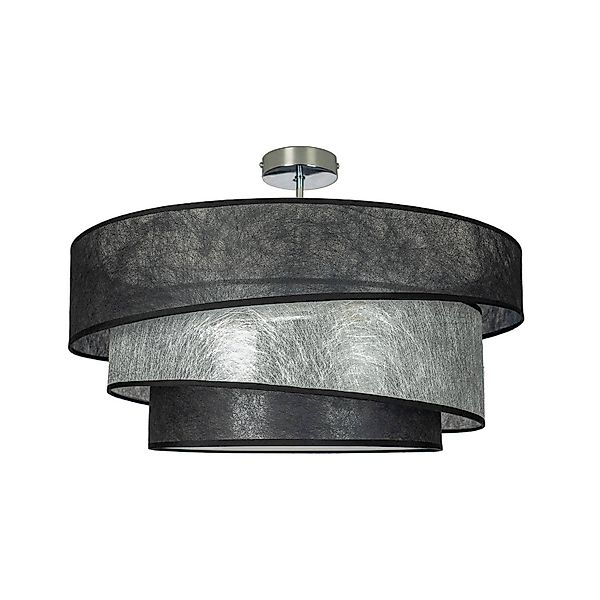 Lindby Deckenleuchten Ayvira, Metall, Schwarz IP20, günstig online kaufen