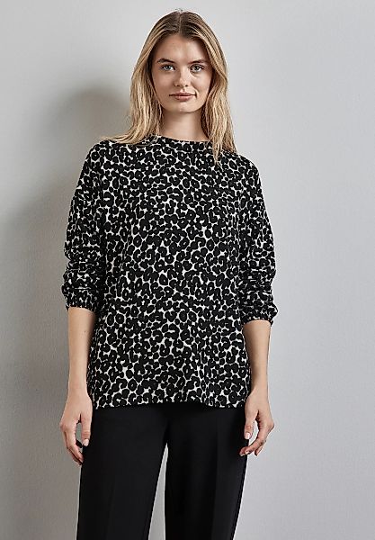 STREET ONE Langarmshirt, im angesagten Leo-Look günstig online kaufen