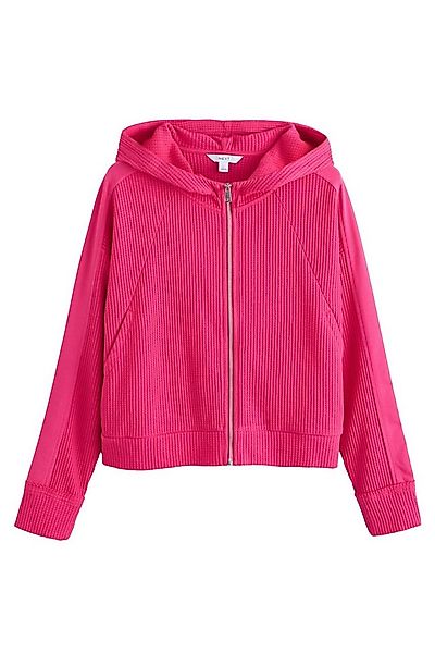 Next Kapuzenpullover Pullover mit Waffelstruktur und Reißverschluss (1-tlg) günstig online kaufen
