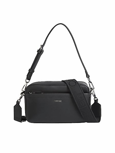 Calvin Klein Umhängetasche "CK MST DBL STRPS CMR", Damen Schultertasche, Ha günstig online kaufen