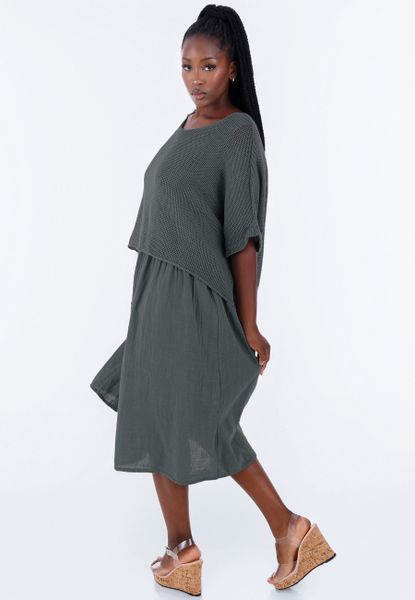 YC Fashion & Style Sommerkleid Lagenlook-Kleid günstig online kaufen