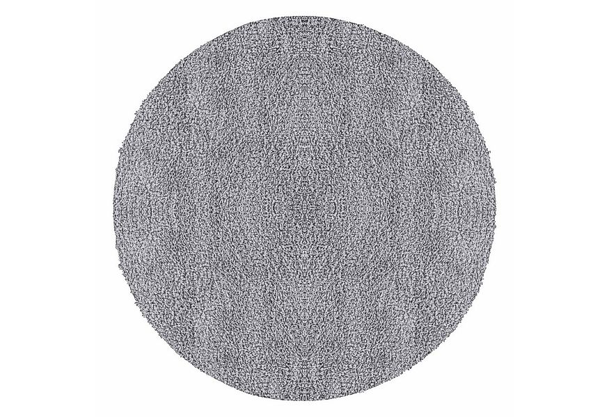 Teppium Teppich Unicolor - Einfarbig, Rund, Höhe: 30 mm, Einfarbig Shaggy T günstig online kaufen