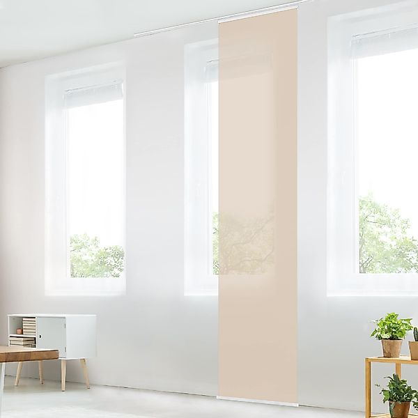 Bilderdepot24 Schiebegardine modern Flächenvorhang blickdicht Macchiato, günstig online kaufen