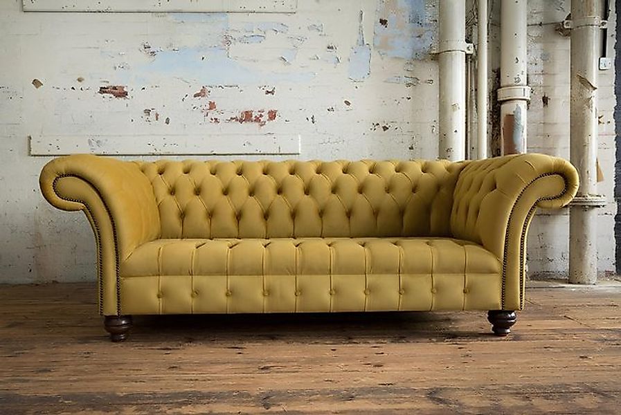 JVmoebel Sofa 3 Sitzer Chesterfield Sofas Design Luxus Couch Sofa Couchen X günstig online kaufen