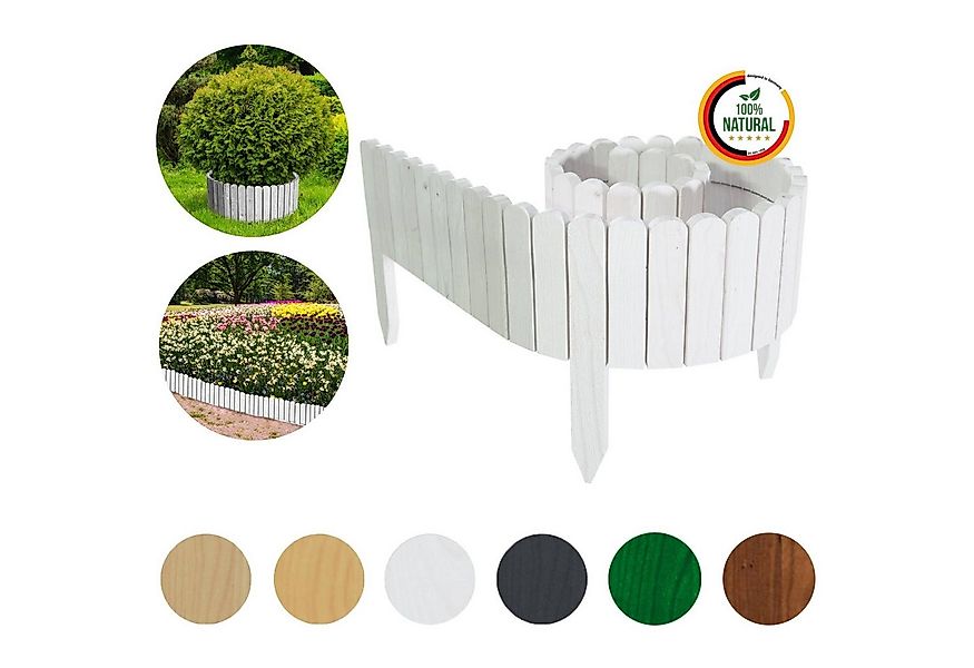 Floranica Palisade Beeteinfassung Beetumrandung Rasenkante Umrandung Flexib günstig online kaufen