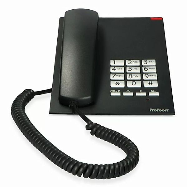 Profoon TX-310 Kabelgebundenes Telefon (Mobilteile: 1, minimalistisches Fes günstig online kaufen